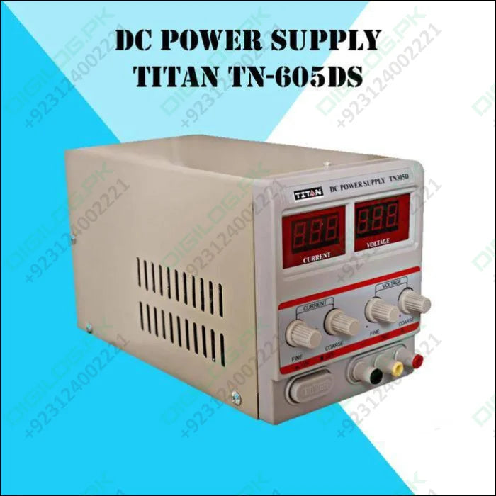 Titan Digital Display Dc Power Supply Tn605d 60v 5a