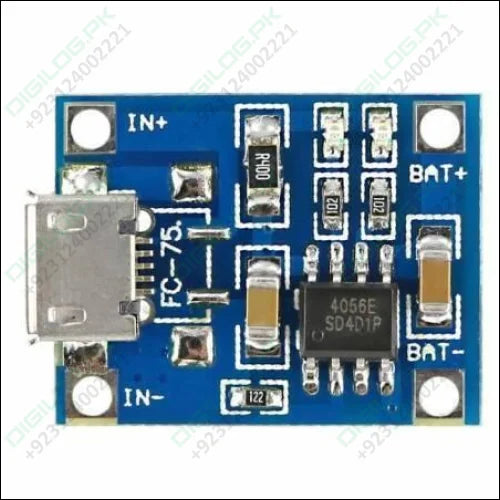 Micro Usb Tp4056 Lithium Battery 18650 Charger Module 1a