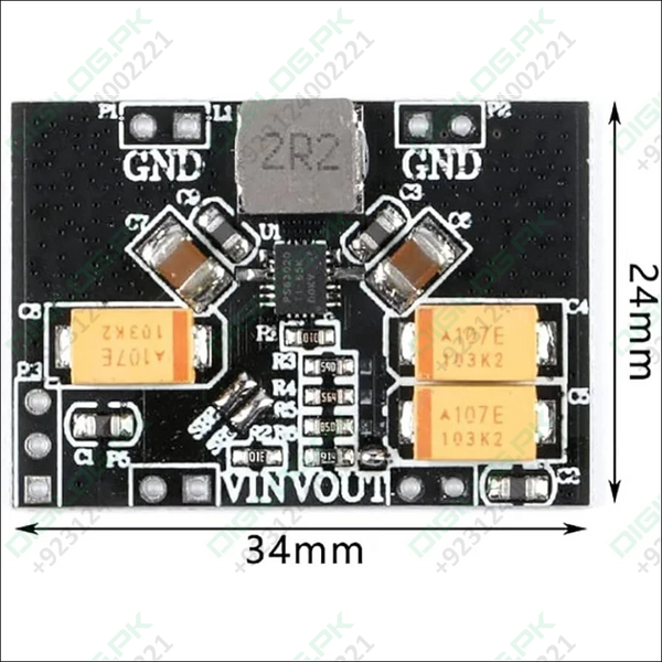 4.2V TPS63020 Automatic Buck-Boost Step UP / Down Power Supply Module