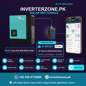 Inverterzone Tesla HLE 6KW RS232 COM Special Model Solar WiFi Dongle