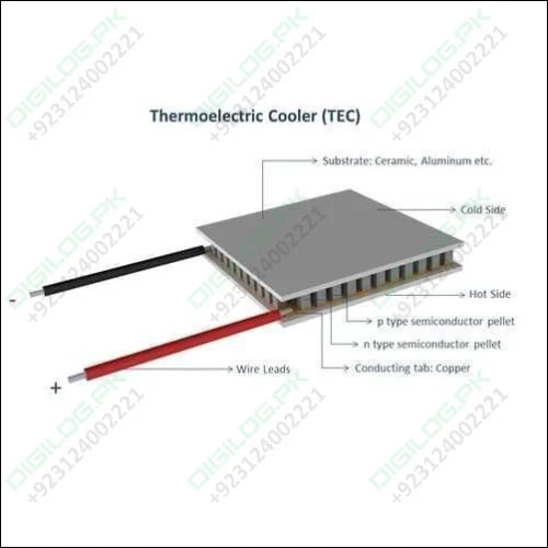 Thermoelectric Cooler Peltier Module Tec1-12706 12vdc 6a