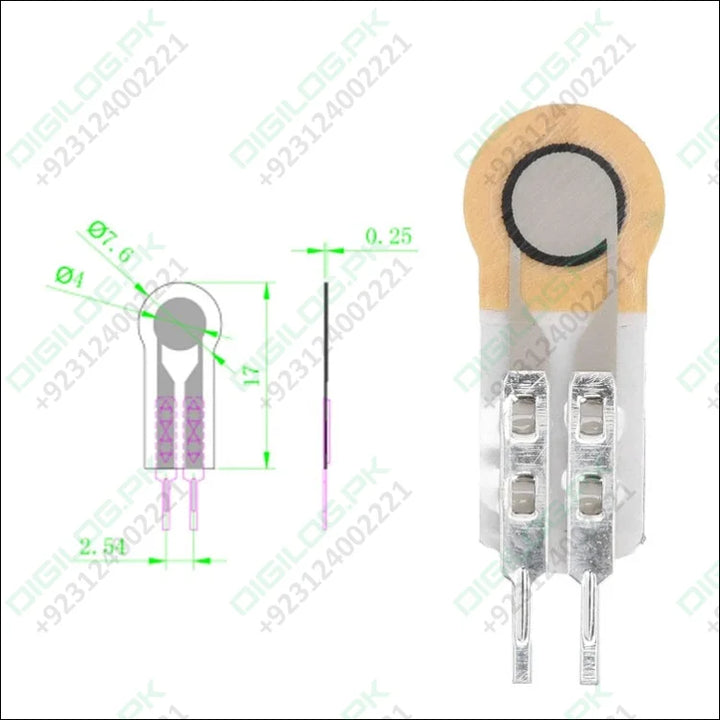 Thin Film Pressure Sensor Force Sensitive Sensing Resistor FSR High Precise 10g to 5Kg RP-C7.6-ST-GCS