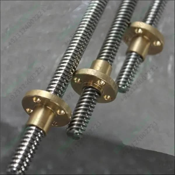 Threaded Rod Lead Screw 8mm 500mm