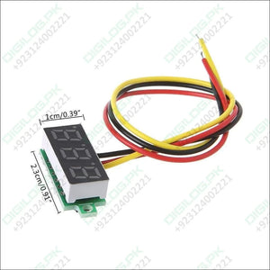 Three Wire 0.28 Inch Led Mini Dc Voltmeter