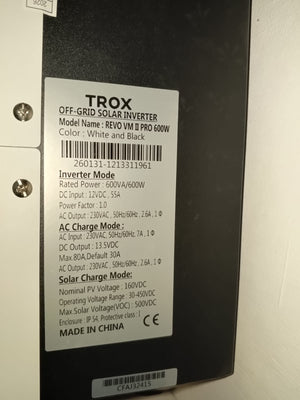 Trox 1200W Solar WiFi Dongle - Real-Time Solar Monitoring only not setting