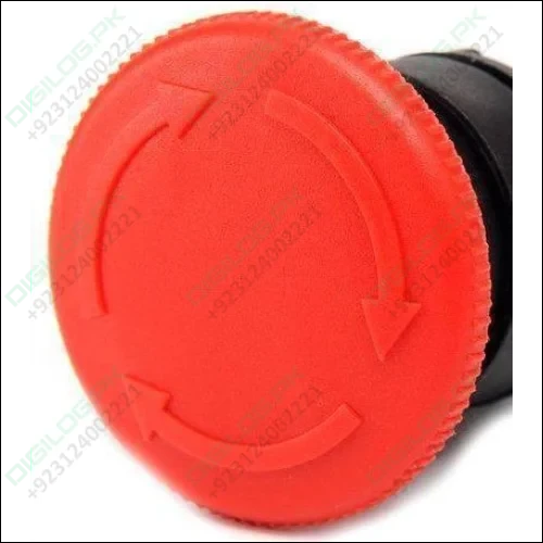 Turn To Release N/c Emergency Stop Switch Mushroom Push