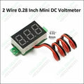 Two Wire 0.28 Inch Led Mini Dc Voltmeter Digital Display