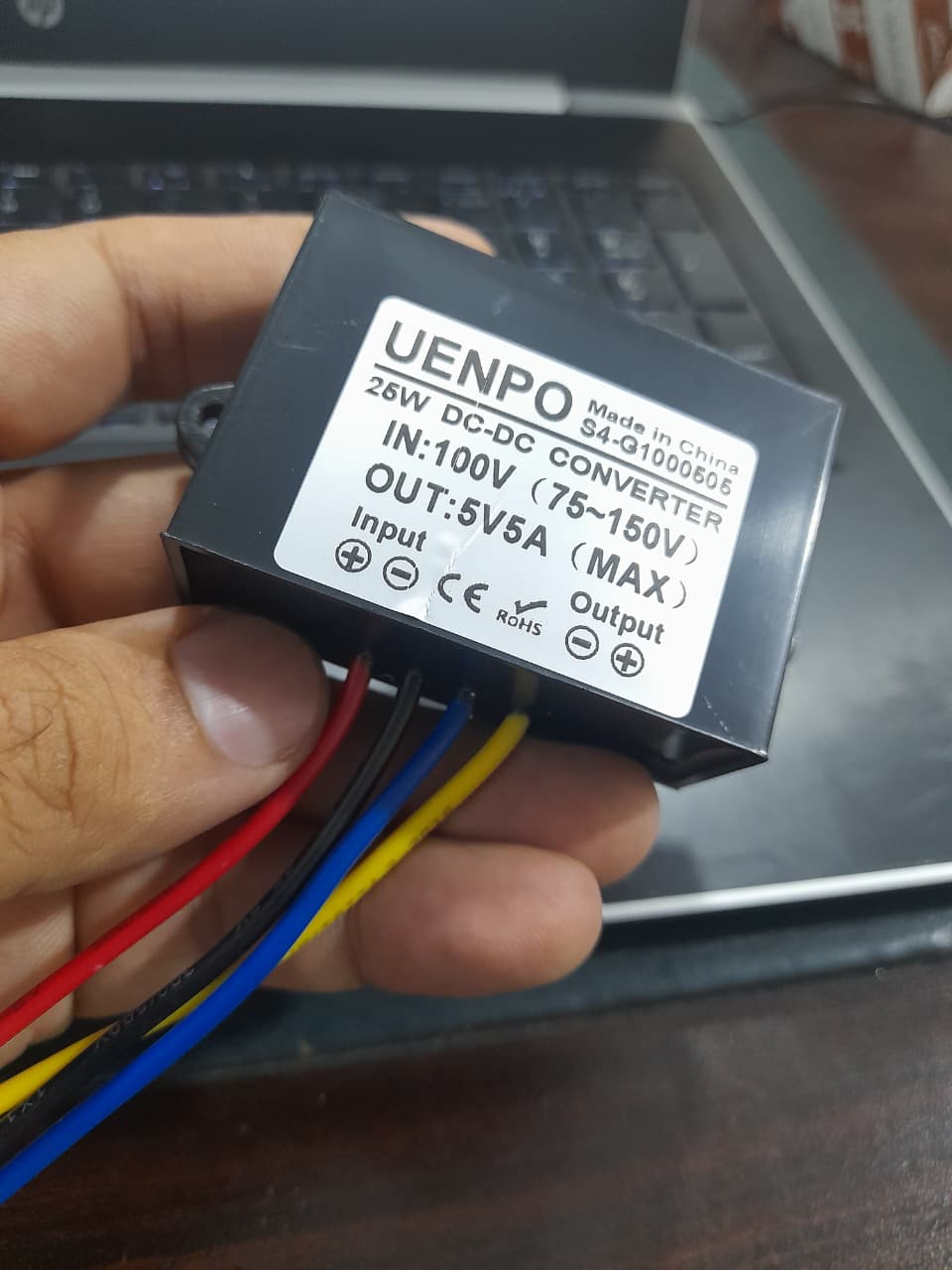 UENPO 12V 5A DC Isolated Power Supply 75~150V to 5V Voltage Reduction Module