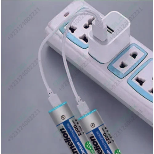 Camelion USB C Rechargeable Lithium Batteries AA – 1.5V – 2200mWh - Battery