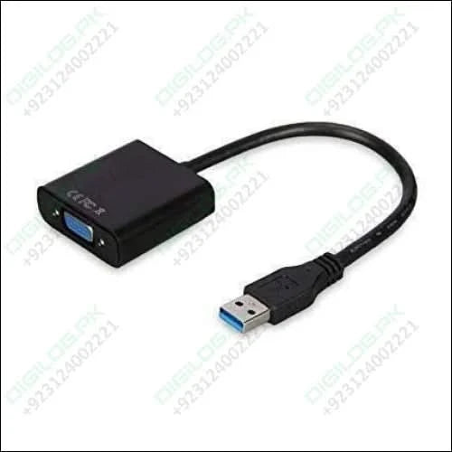 Usb To Vga Converter Cable Adapter Dsub 15-pin Connector
