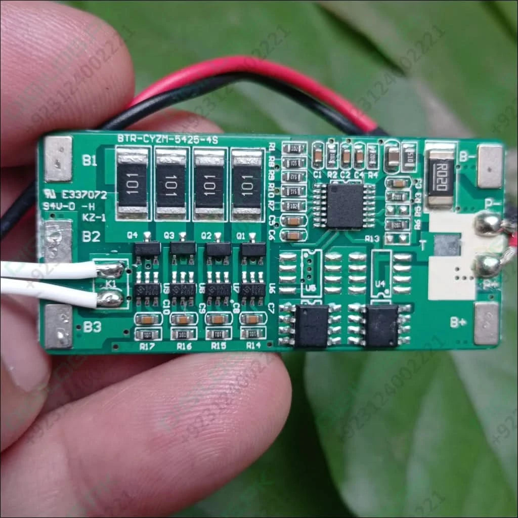 Used 4s 10a Bms With Temperature Sensor And Connector Btr
