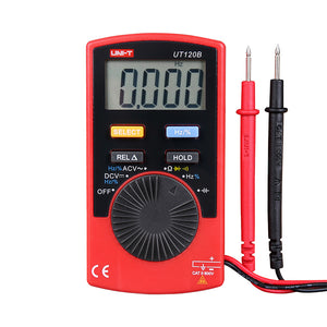 UNI-T UT120B pocket digital multimeter front view