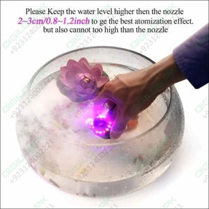 Original Ultrasonic Mist Maker Fogger 12 Led Colorful Light
