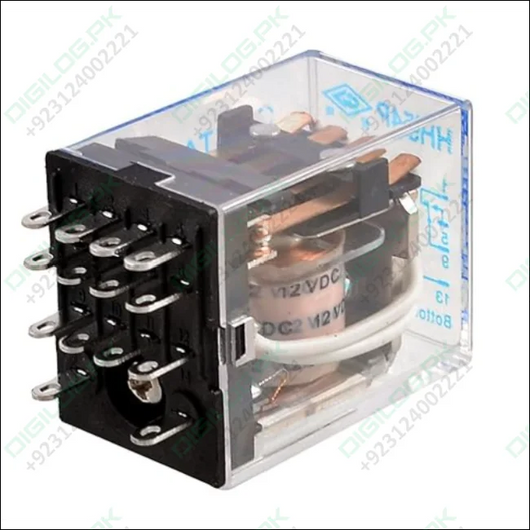 Uxcell HH54P DC 12V Coil 14 Pins Power Relay 4P2T
