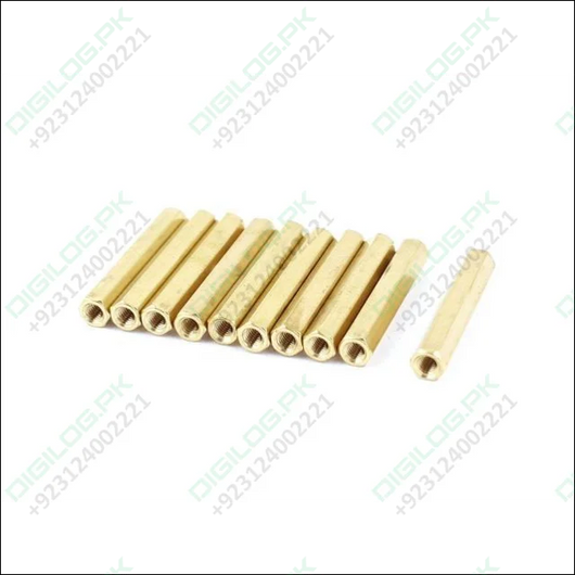 M3x55mm Female To Thread Brass Hex Standoff Pcb Pillar