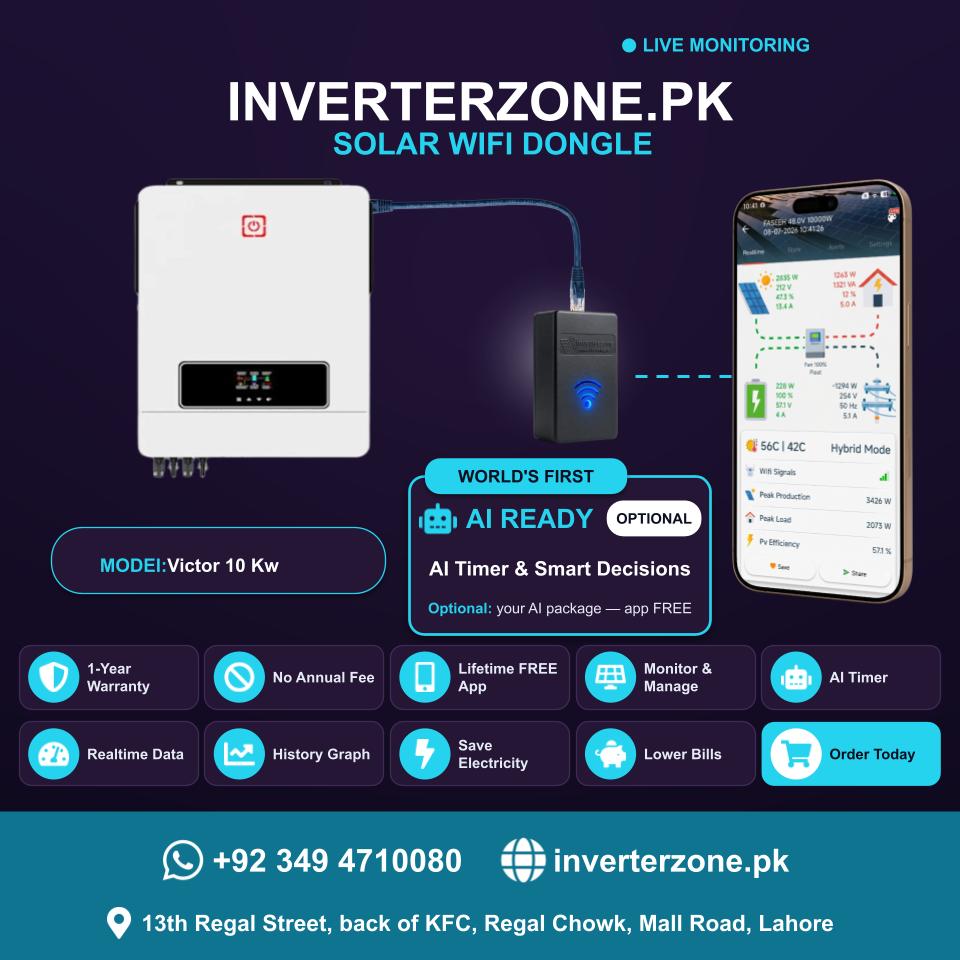 Victor 10 Kw Solar WiFi Dongle - Real-Time Solar Monitoring