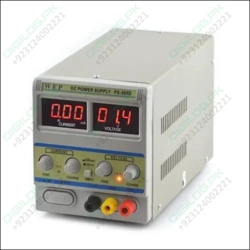 Wep Digital Display Dc Power Supply Ps305d 30v 5a Variable