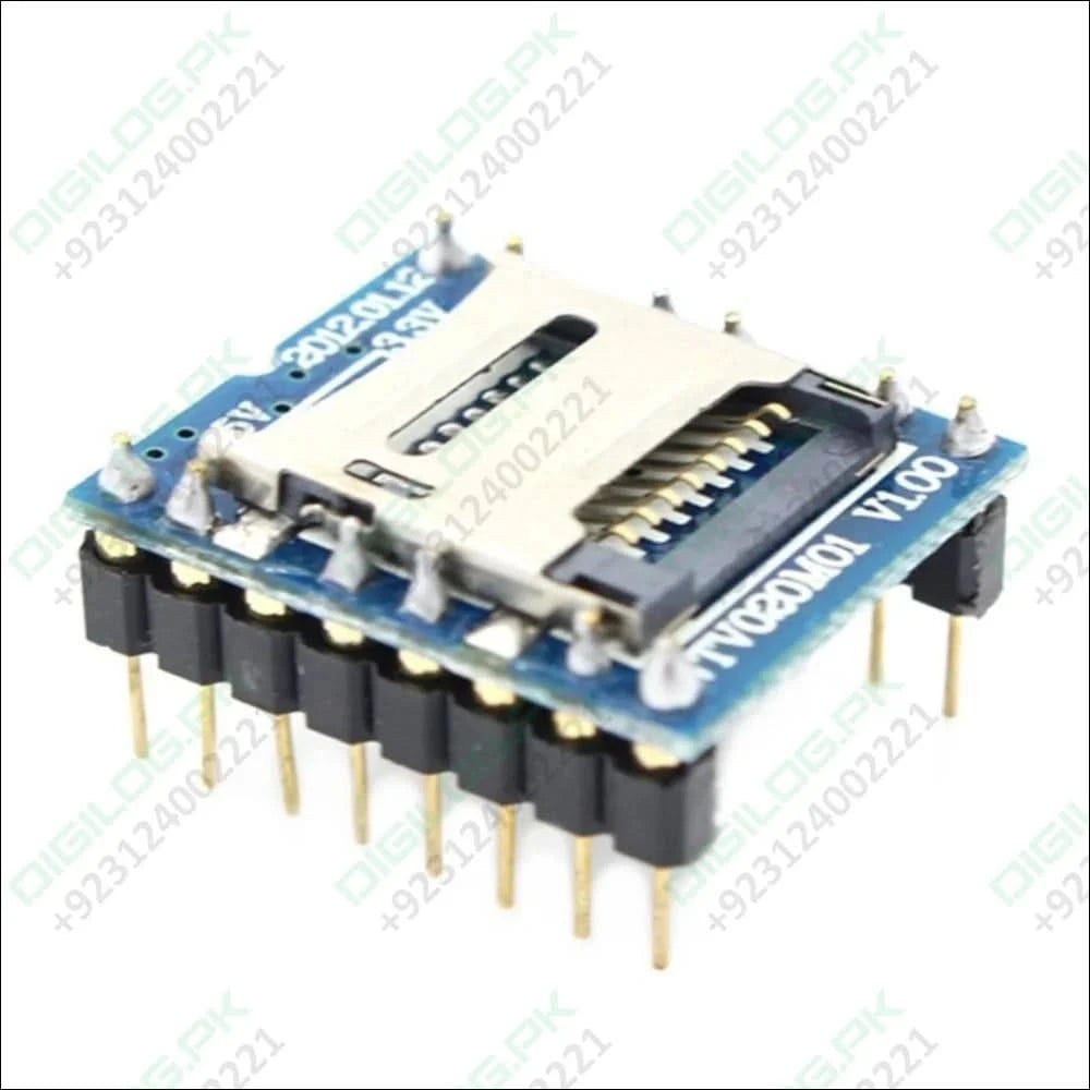 WTV020SD-16P music module Mp3 Module For Arduino in Pakistan - digilog.pk