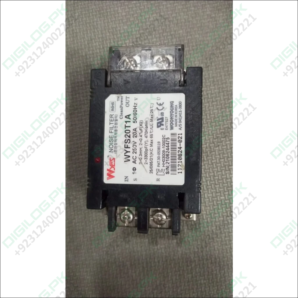 20A 220V WYFS20T1A Electrical Noise Filter In Pakistan