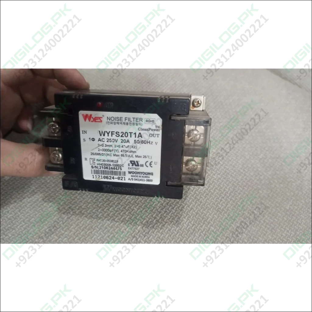 20A 220V WYFS20T1A Electrical Noise Filter In Pakistan