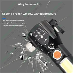 Water Proof Zoom Able Emergency Cob Flash Light Led Safety