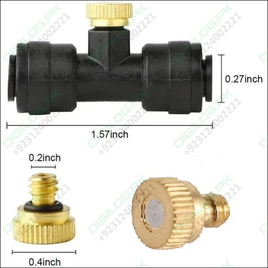 Disinfection Mist Making Nozzle And t Base Fogging