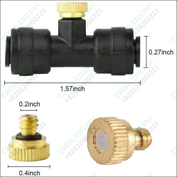 Disinfection Mist Making Nozzle And t Base Fogging