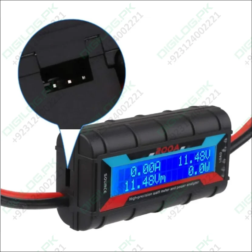 200A Wattmeter Detector Power Analyzer - High Precision Current Voltage Meter