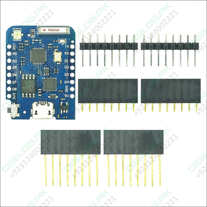 WEMOS D1 Mini Pro With External Antenna Connector Without