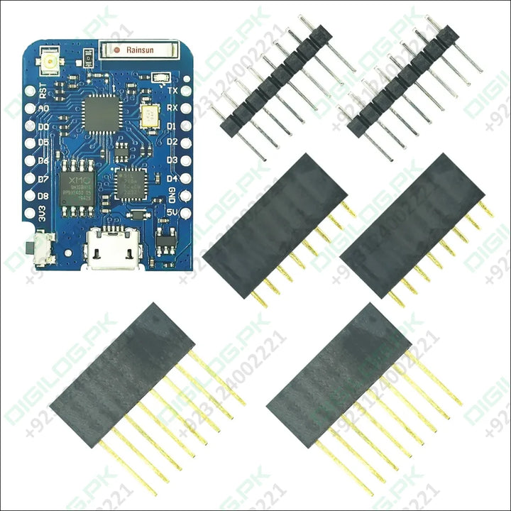 WEMOS D1 Mini Pro With External Antenna Connector Without