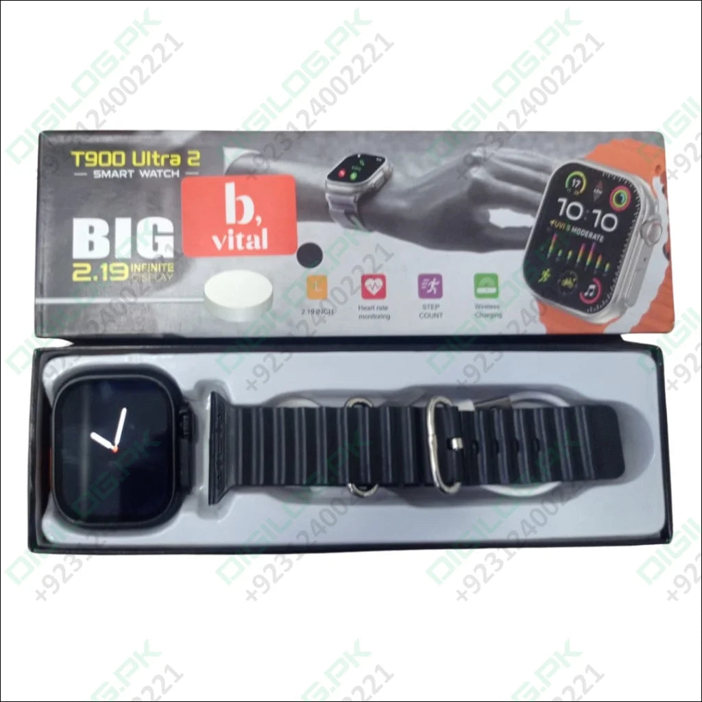 T900 Ultra 2 smart watch with 2.19 big display Vital b