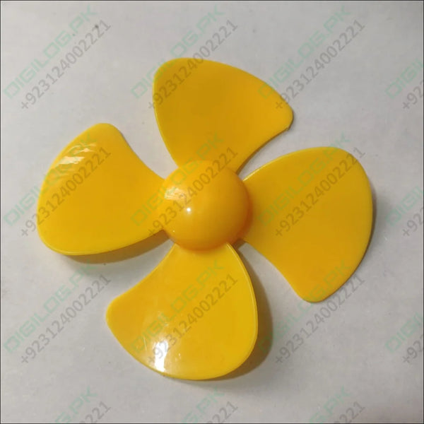 98 Mm 4 Blade Hard Plastic Fan Propeller Wing Par For 3v 5v