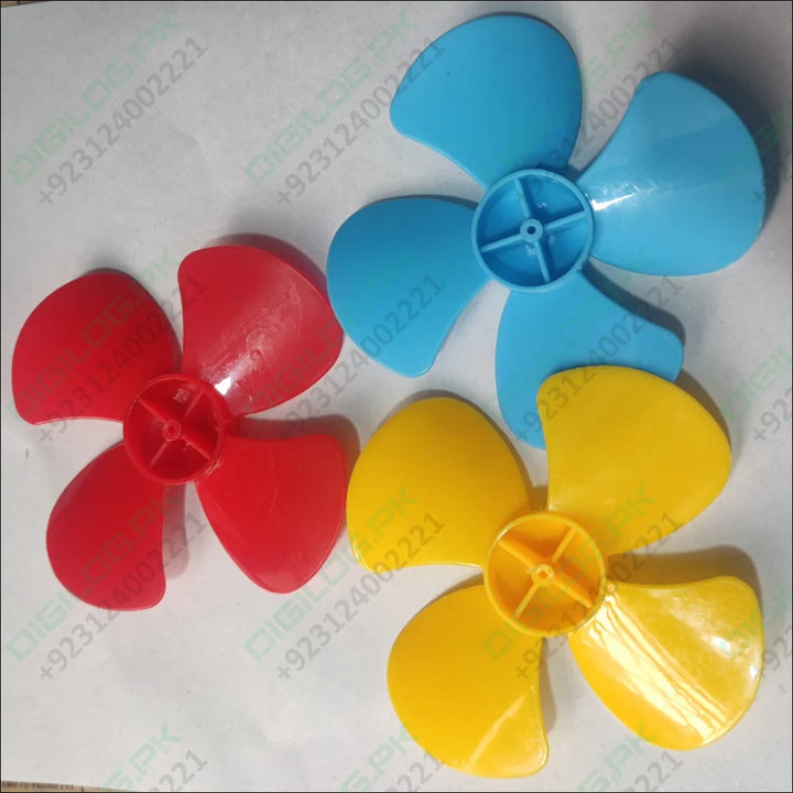 98 Mm 4 Blade Hard Plastic Fan Propeller Wing Par For 3v 5v