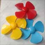 98mm DIY 4 Blade Propeller Plastic Fan For Mini DC Toy Motor In Pakistan
