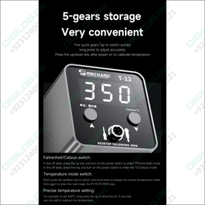 Mechanic T12 Desktop Soldering Iron Station in Pakistan