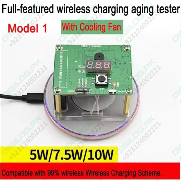 Wireless Charger Tester Smart Watches QI Wireless Charger Tester Voltage Current Load PCB Detector for Apple iWatch