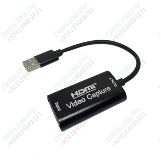 HDMI To USB Converter HDMI Video Capture Card For Windows Android macOS In Pakistan