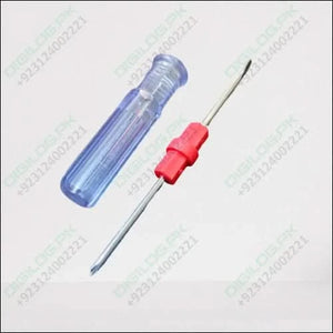 Double Head Plastic Handle Screwdriver