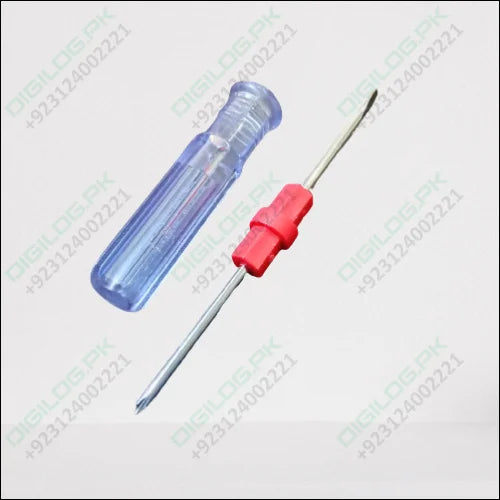 Double Head Plastic Handle Screwdriver