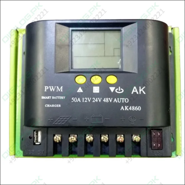 AK4860 50A Solar charge Controller PWM Type