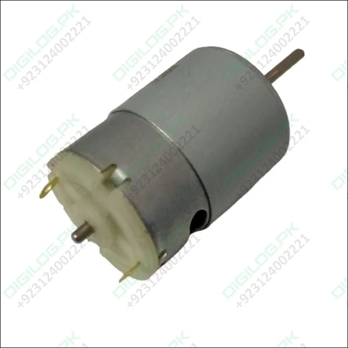 Small gray 3500rpm DC motor, a high torque motor for various applications