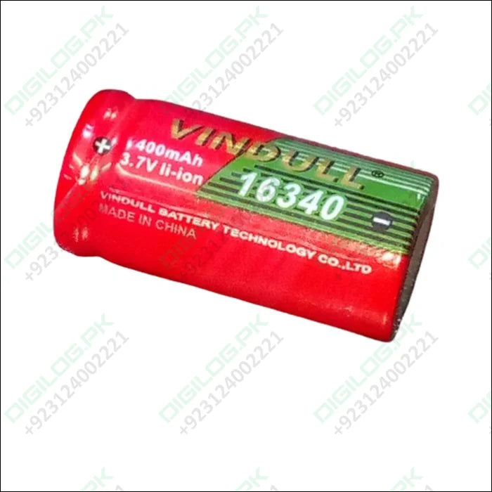 16340 Rechargeable Battery 100mah 3.7v Li-ion Cr123a