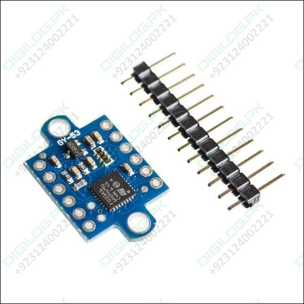 Blue GY-53 sensor board with pin header for VL53L0X Laser Distance Sensor in Pakistan