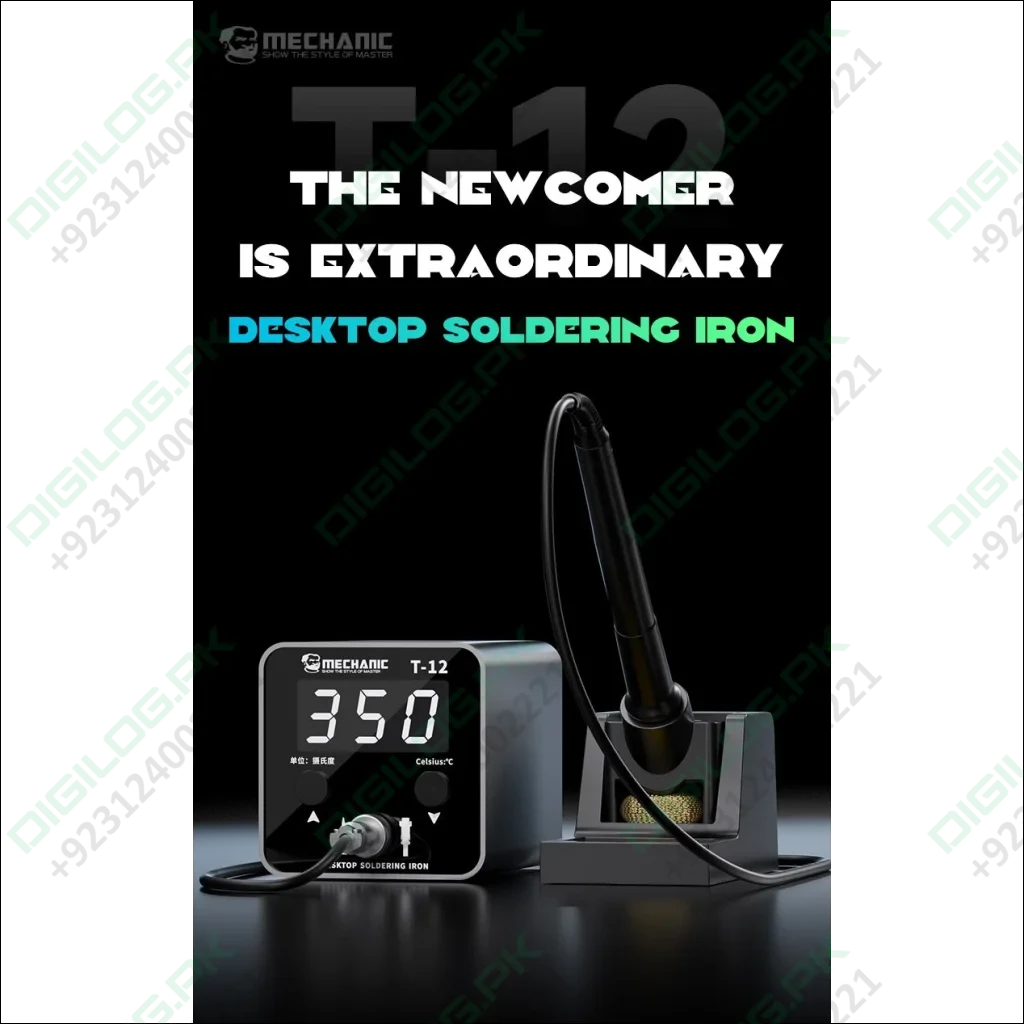 Mechanic T12 Desktop Soldering Iron Station in Pakistan