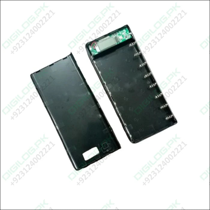 8 Cells Dual Usb Power Bank Case With Lcd Display