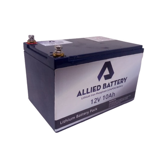 Allied Battery 12v 10Ah Lithium iron Phosphate (LifePO4) Battery