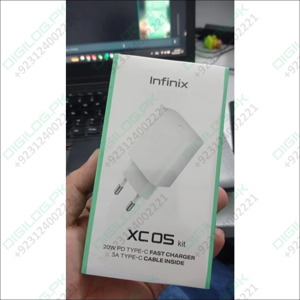 Infinix XC05 Kit 20W Wall Charger + Type C to Type C Cable 