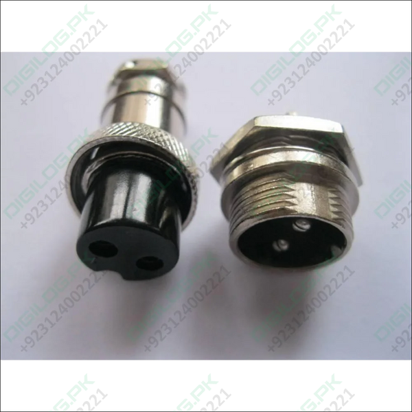 Xlr Cable Connector 2pin 16mm Panel Chassis Mount