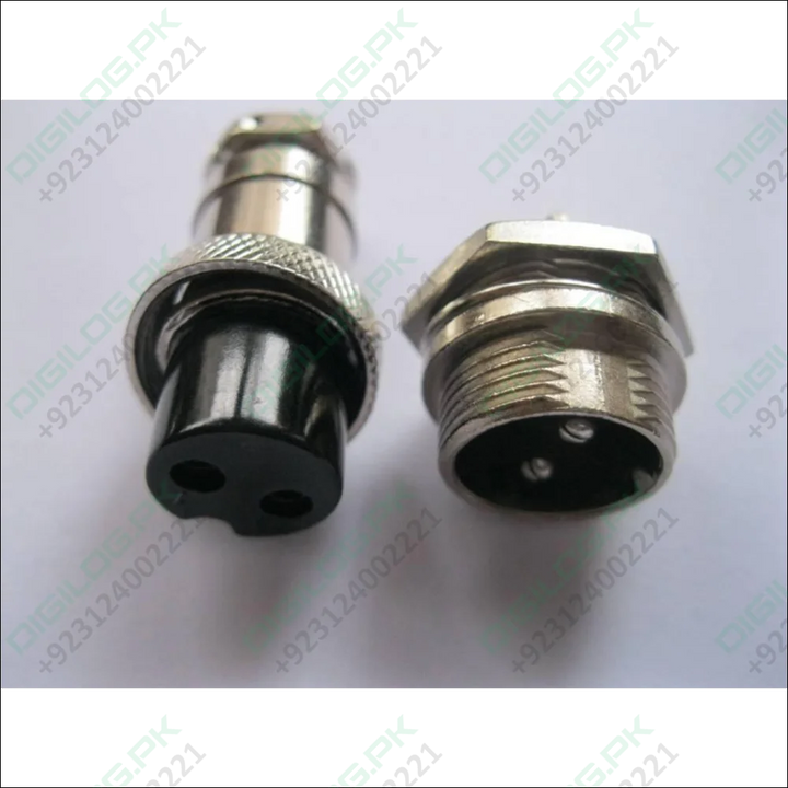 Xlr Cable Connector 2pin 16mm Panel Chassis Mount