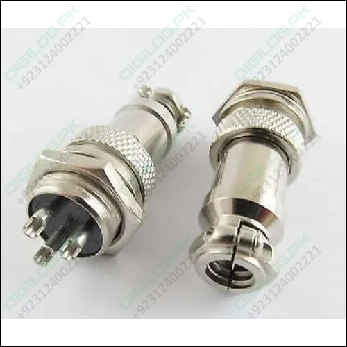 Xlr 3 Pin Cable Connector 16mm Chassis Mount 3pin Plug